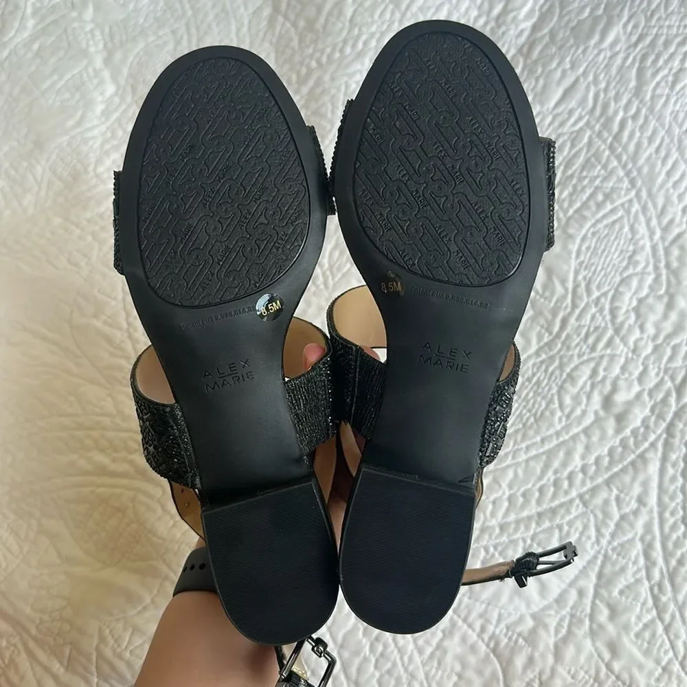 Alex Marie Calinatwo Black Heels Size:8.5